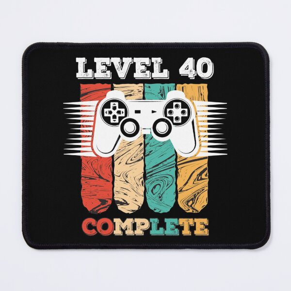Item preview, Level 40 Complete 40th Birthday - Celebrate 40th Wedding Gift Video Gamer designed and sold by Wilma Meister.