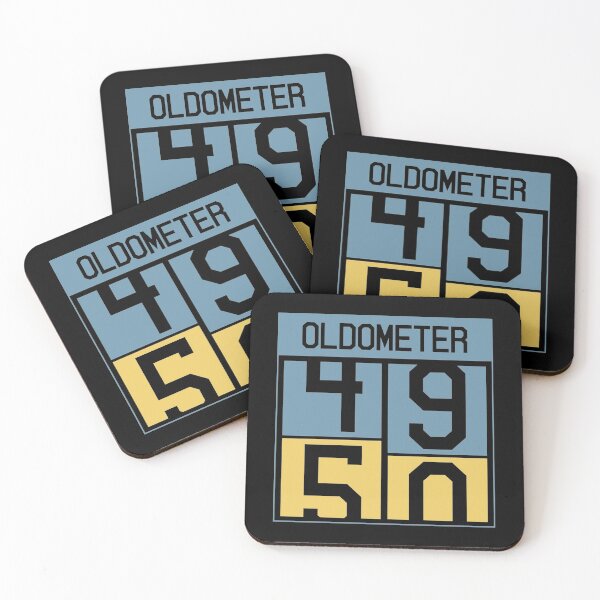 Item preview, Oldometer from 49 to 50 Birthday Gift Funny designed and sold by Wilma Meister.
