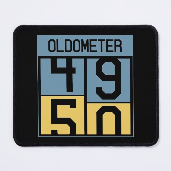 Item preview, Oldometer from 49 to 50 Birthday Gift Funny designed and sold by Wilma Meister.