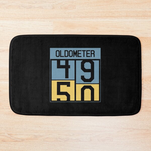 Item preview, Oldometer from 49 to 50 Birthday Gift Funny designed and sold by Wilma Meister.