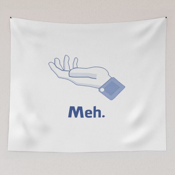 Item preview, Meh... (Facebook) designed and sold by KateLow66.