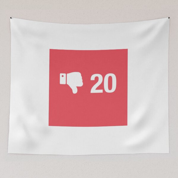 Item preview, Red Dislike Facebook designed and sold by KateLow66.