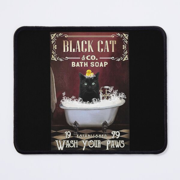Item preview, Cat Black Cat Bath Soap wash your paws designed and sold by SimonsonNuala.