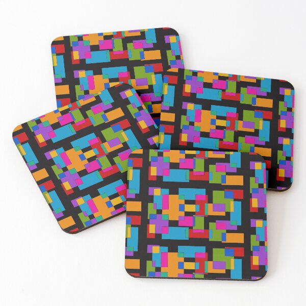 Item preview, Multicoloured oblongs designed and sold by MoMoJaJa.