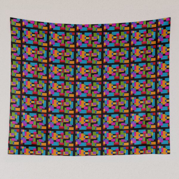Item preview, Multicoloured oblongs designed and sold by MoMoJaJa.