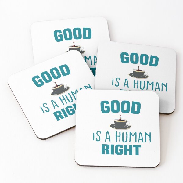 Item preview, Good Coffee Is A Human Right-new style blue and black one designed and sold by RIDA LOUCHACHHA.