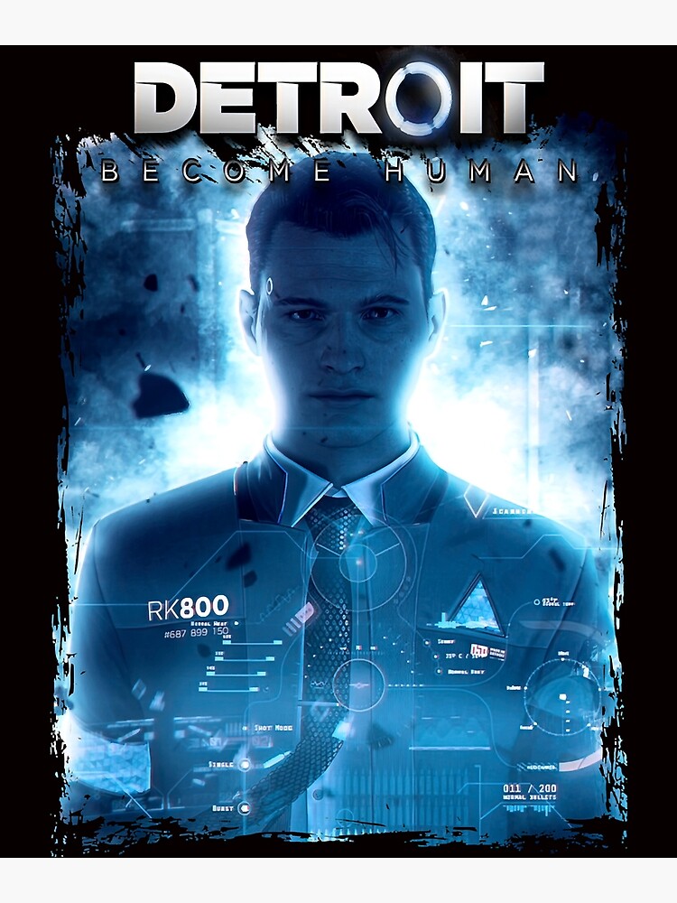 Connor / Detroit: Become Human Postcard for Sale by sunavaire