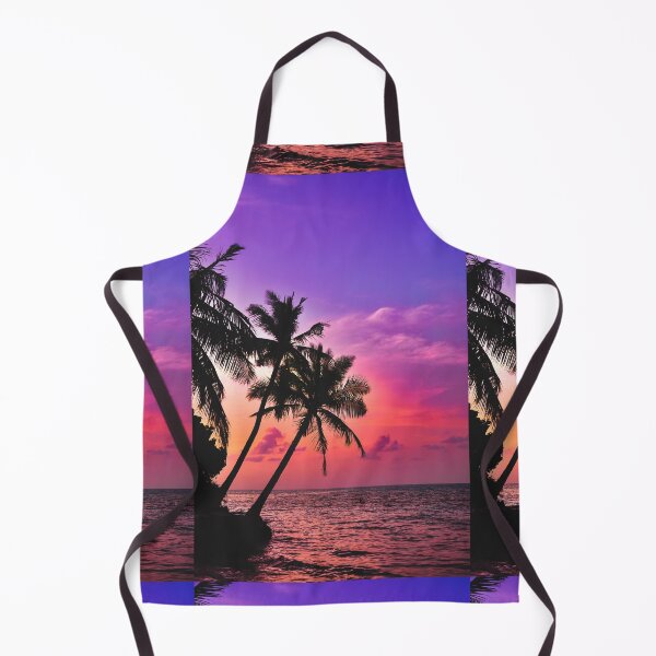 Item preview, Beautiful Tropical Pink Palm Tree Sunset designed and sold by newburyboutique.