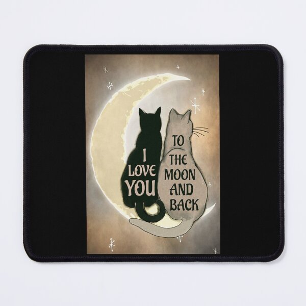Item preview, Cat Couple I Love You art designed and sold by SimonsonNuala.