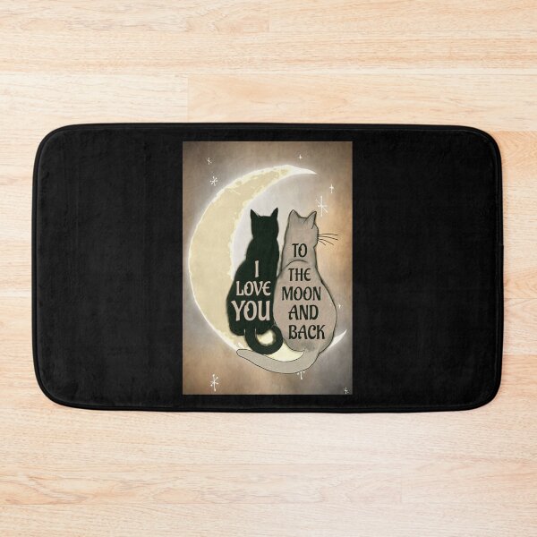 Item preview, Cat Couple I Love You art designed and sold by SimonsonNuala.