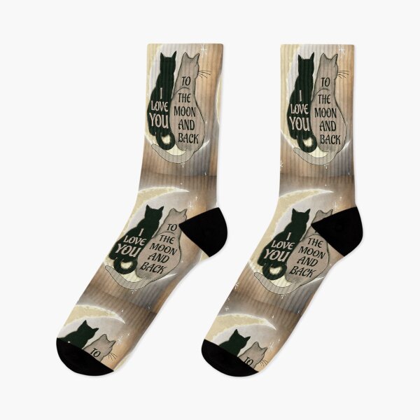 Item preview, Cat Couple I Love You art designed and sold by SimonsonNuala.