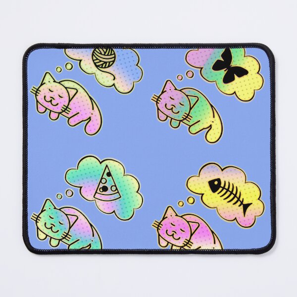 Item preview, Cute Cat Dreams colorful fill designed and sold by LeoGallery.