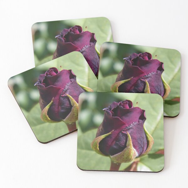 Item preview, Dark Red Rose Bud, photograph  designed and sold by LoneAngel.