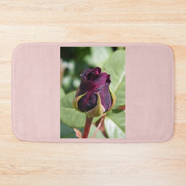 Item preview, Dark Red Rose Bud, photograph  designed and sold by LoneAngel.