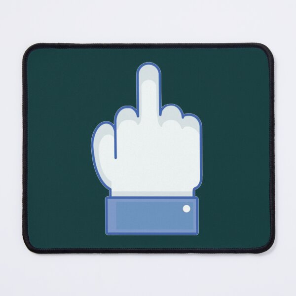 Item preview, Facebook middle finger emoji designed and sold by DeepakLee.