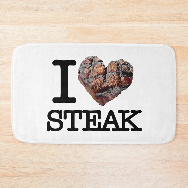 Item preview, I Love (Heart) Steak Delicious Grilled Meat designed and sold by SunnyStreet.