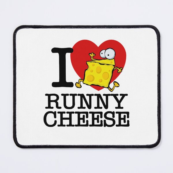 Item preview, I Love (Heart) Runny Cheese Cartoon Swiss Cheese designed and sold by SunnyStreet.