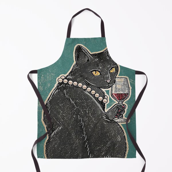 Item preview, Cat Drinking Wine And Feline Fine designed and sold by SimonsonNuala.