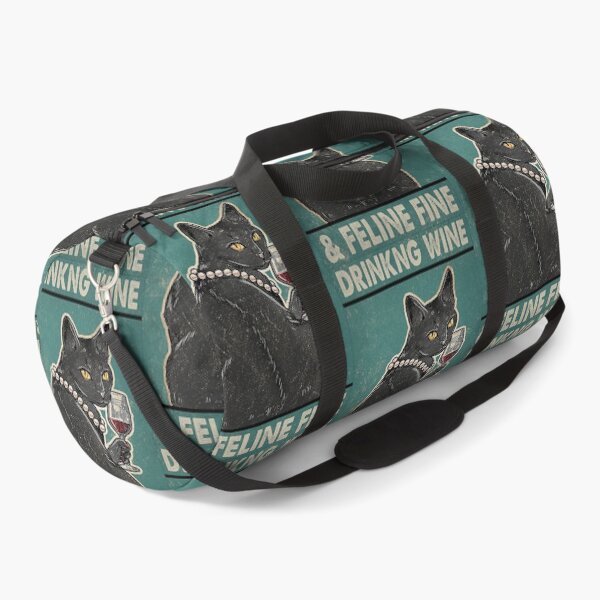 Item preview, Cat Drinking Wine And Feline Fine  designed and sold by SimonsonNuala.