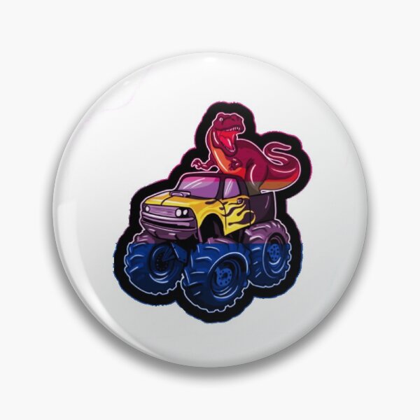 Item preview, Pride Dinosaur Driving A Monster Truck designed and sold by KTLemmon.
