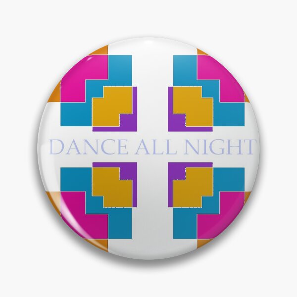 Item preview, Dance all night - disco - multicoloured kaleidoscope blocks designed and sold by MoMoJaJa.