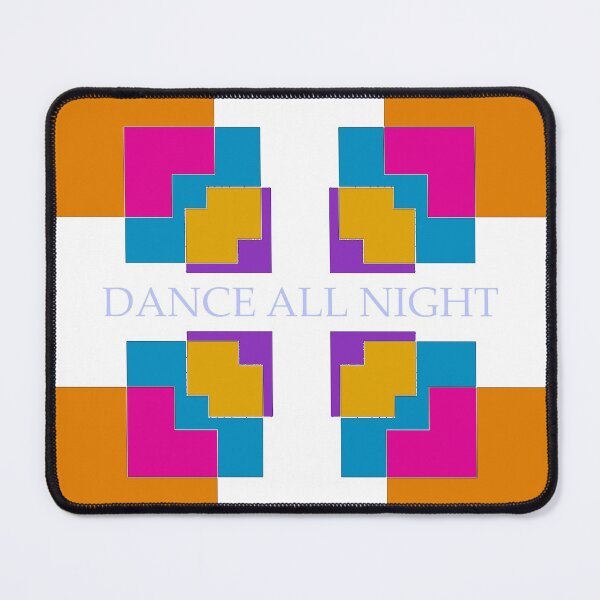 Item preview, Dance all night - disco - multicoloured kaleidoscope blocks designed and sold by MoMoJaJa.