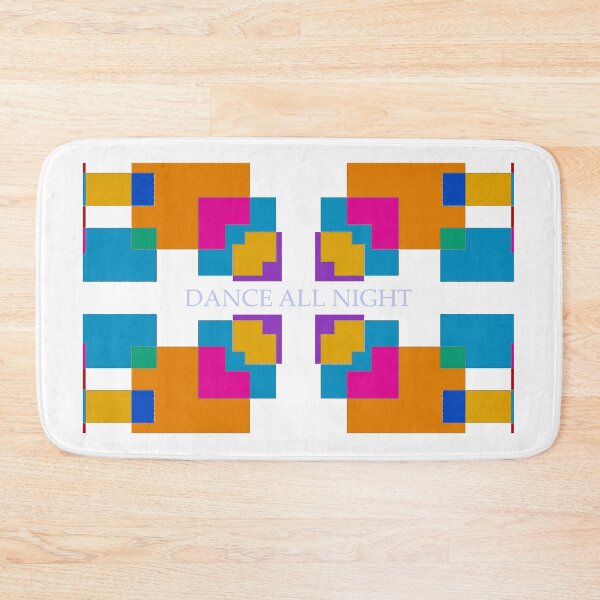 Item preview, Dance all night - disco - multicoloured kaleidoscope blocks designed and sold by MoMoJaJa.