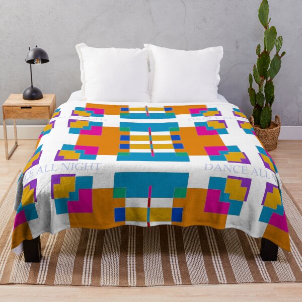 Item preview, Dance all night - disco - multicoloured kaleidoscope blocks designed and sold by MoMoJaJa.