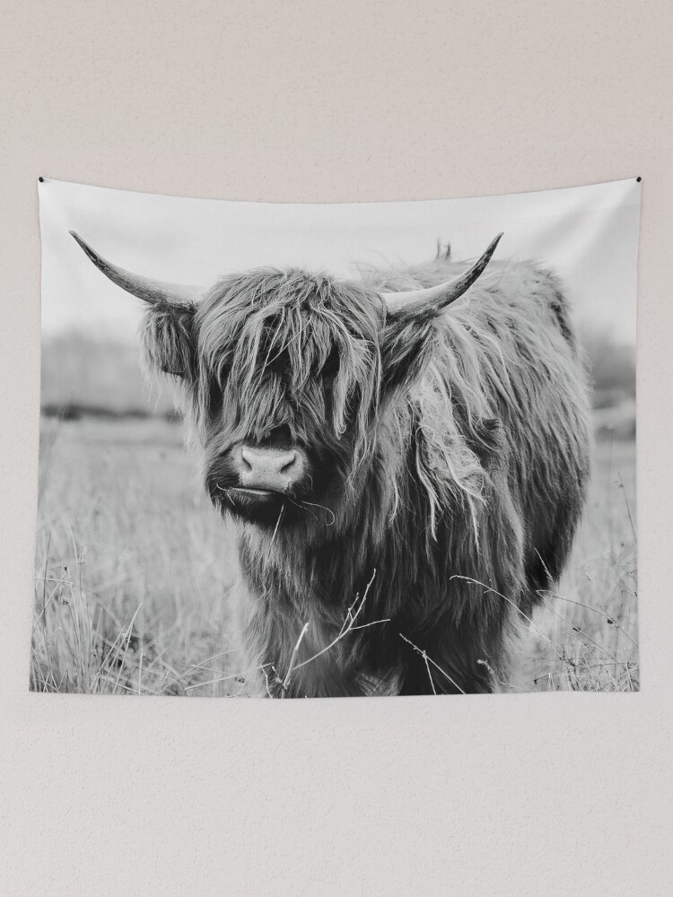 Cow tapestry discount