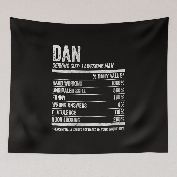 Item preview, Mens Dan Nutrition Personalized Name Shirt Funny Name Facts Premium T-Shirt designed and sold by King7778.