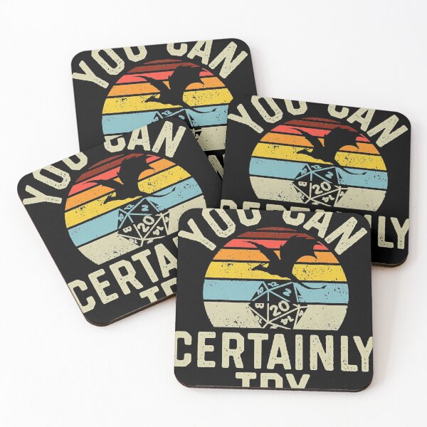 Item preview, You Can Certainly Try D20 Dice Funny Classic designed and sold by curtisjeffery.