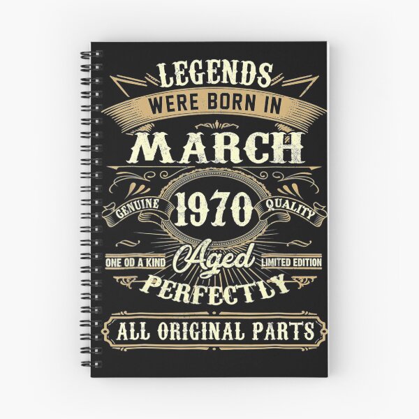 Item preview,  Legends Were Born In March 1970 51st Birthday Gift  designed and sold by ArmandoCanalez.