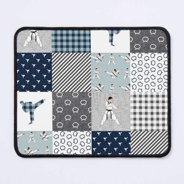 Item preview, Funny Karate Blue Plaid designed and sold by AletacStore.