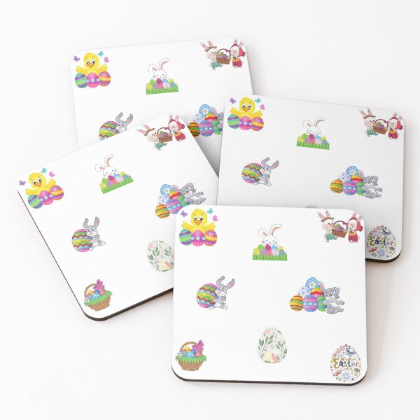 Item preview, Easter Bunnies with Easter Eggs and Baskets, Easter Chicken designed and sold by silviaol.