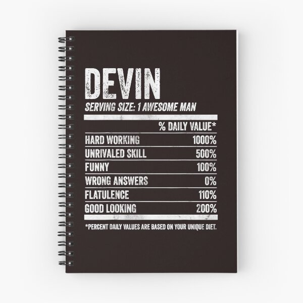 Item preview, Mens Devin Nutrition Personalized Name Shirt Funny Name Facts T-Shirt designed and sold by King7778.