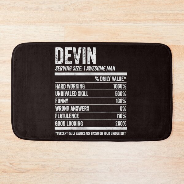 Item preview, Mens Devin Nutrition Personalized Name Shirt Funny Name Facts T-Shirt designed and sold by King7778.