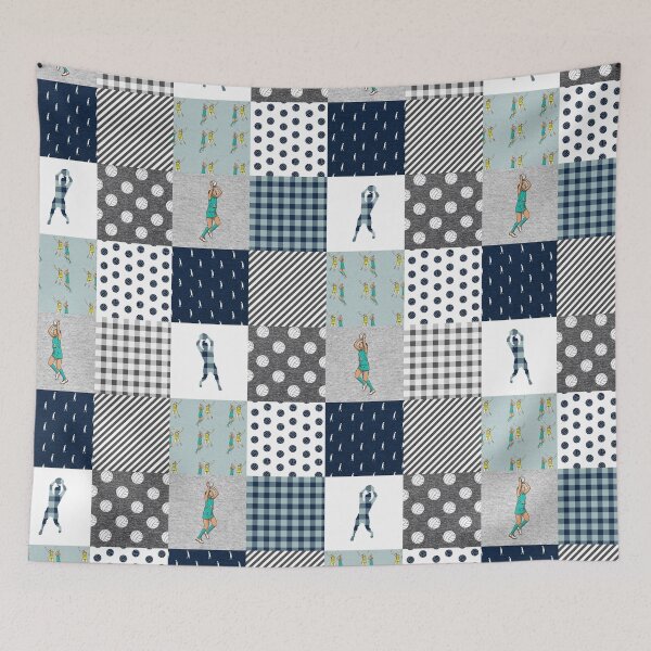 Item preview, Funny Netball Blue Plaid designed and sold by AletacStore.
