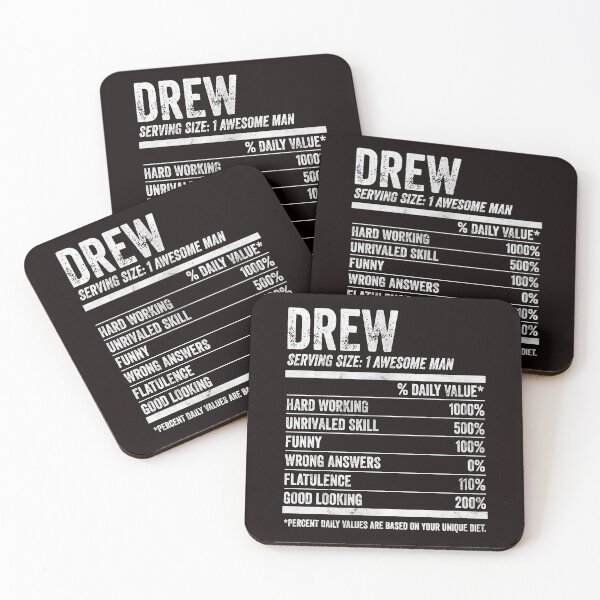 Item preview, Mens Drew Nutrition Personalized Name Shirt Funny Name Facts Premium T-Shirt designed and sold by King7778.