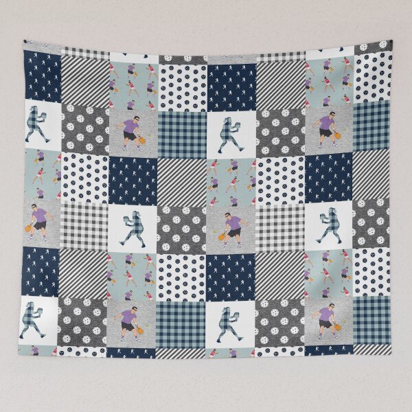 Item preview, Funny Pickleball Blue Plaid designed and sold by AletacStore.