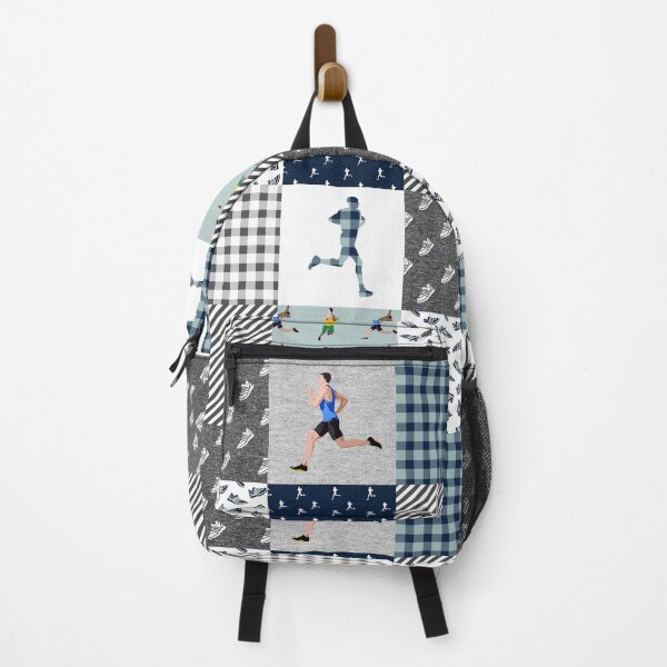 Item preview, Funny Running Blue Plaid designed and sold by AletacStore.