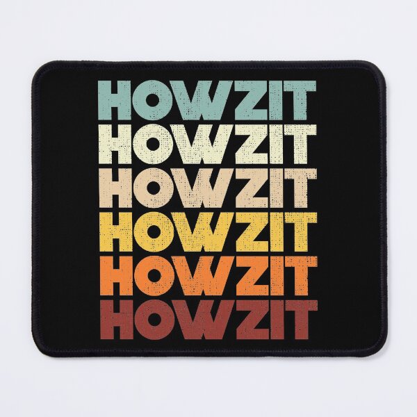 Item preview, Howzit Classic South Africa Greeting Hello Pattern designed and sold by d247.