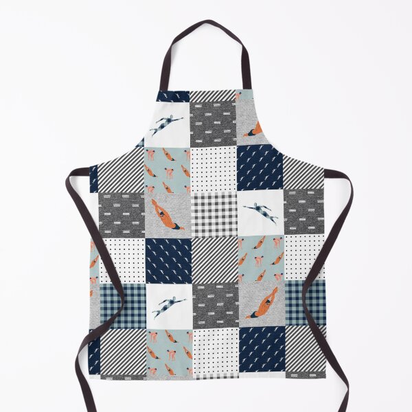 Item preview, Funny Swimming Blue Plaid designed and sold by AletacStore.
