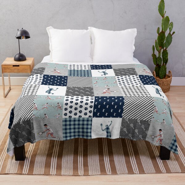Item preview, Funny Tennis Blue Plaid designed and sold by AletacStore.