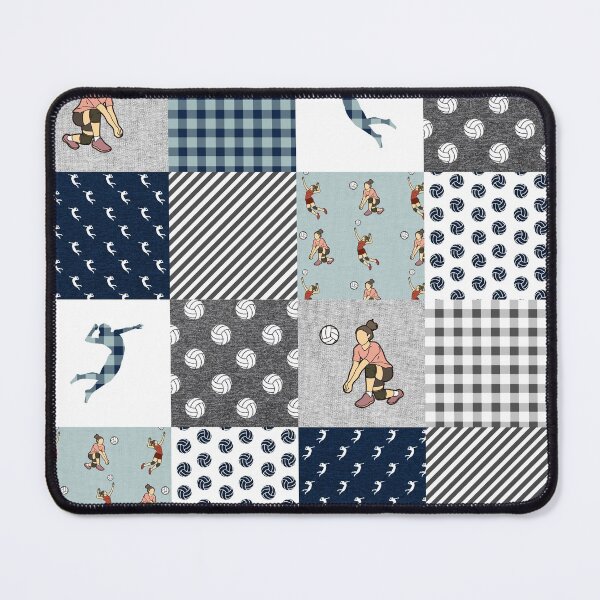 Item preview, Funny Volleyball Blue Plaid designed and sold by AletacStore.