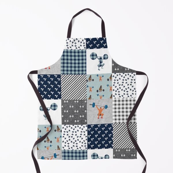 Artikelvorschau, Lustiges Gewichtheben Blaues Plaid entworfen und verkauft von AletacStore.