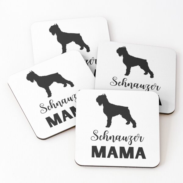 Aperçu de l'œuvre Maman Schnauzer | Maman Schnauzer | Cadeau Schnauzer créée et vendue par Presto Prints Design.