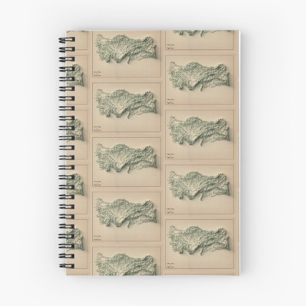Item preview, Turkey Relief Map 3D digitally-rendered designed and sold by ThinkAboutMaps.