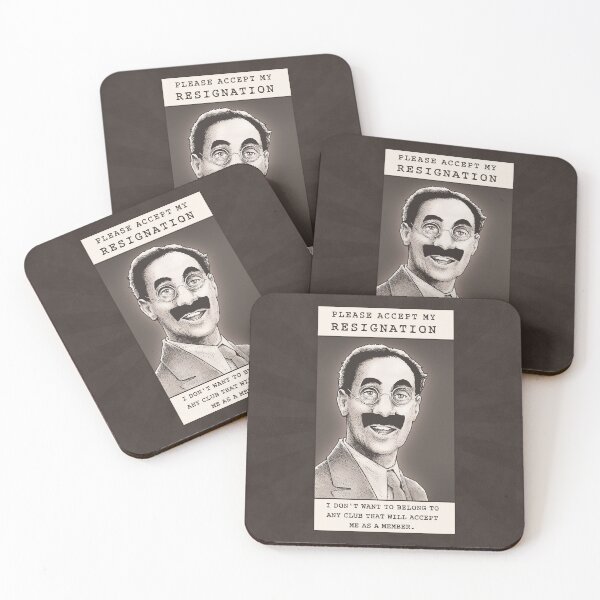 Item preview, Groucho Resigns designed and sold by daveRei.