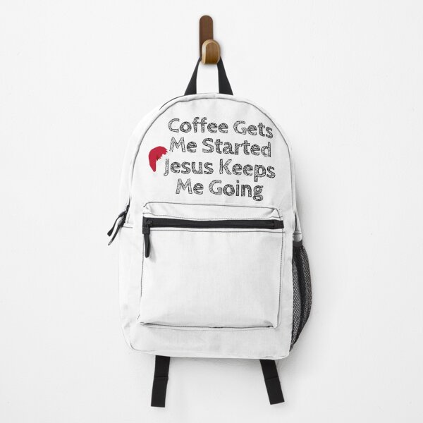 Item preview, Coffee Gets Me Started Jesus Keeps Me Going / fueled by coffee and Jesus / Coffee Quote / Jesus / Inspirational designed and sold by Alexa5454.