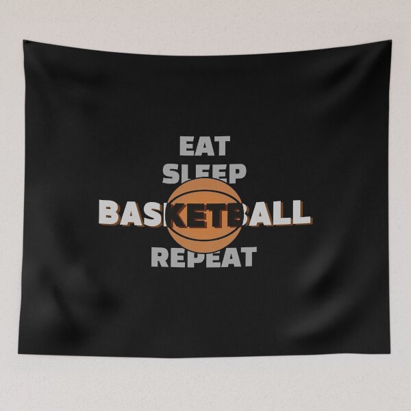 Item preview, Eat Sleep Basketball Repeat - Basketball Sport designed and sold by ViewerEqualsPhoton.